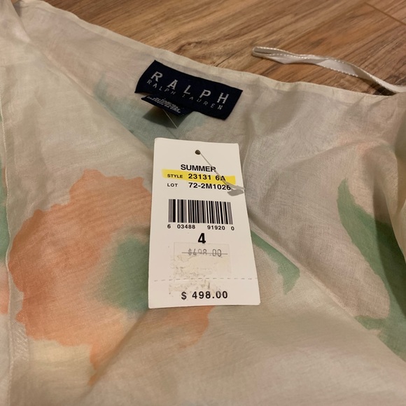 Ralph Lauren black label floral Midi Skirt from early 2000’s NWT - Picture 4 of 4